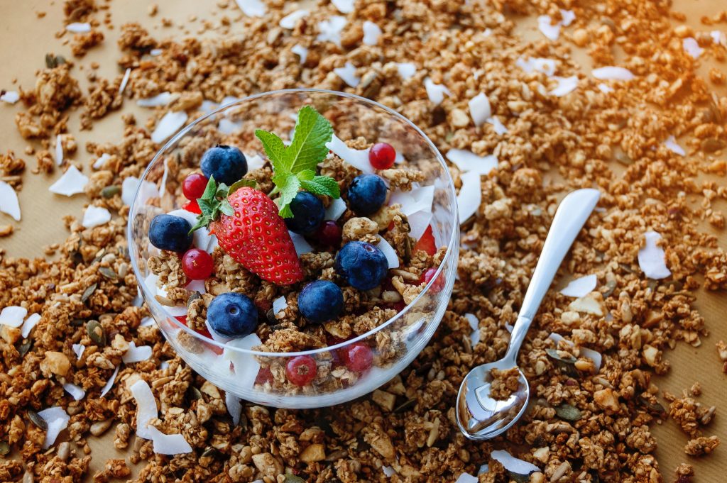 Granola aux graines de sésame