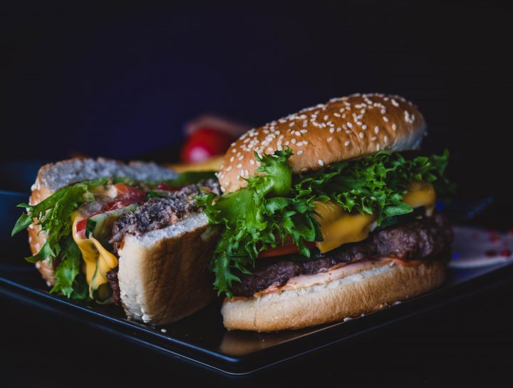 Burger de tempeh mariné