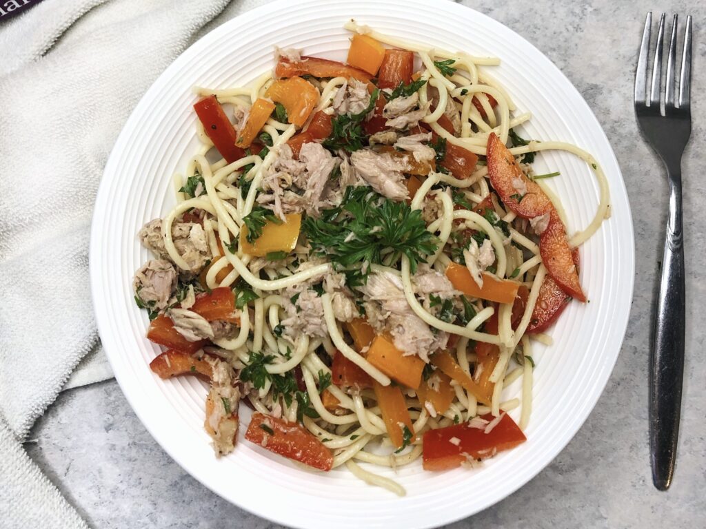 Lemon Tuna Pasta Salad