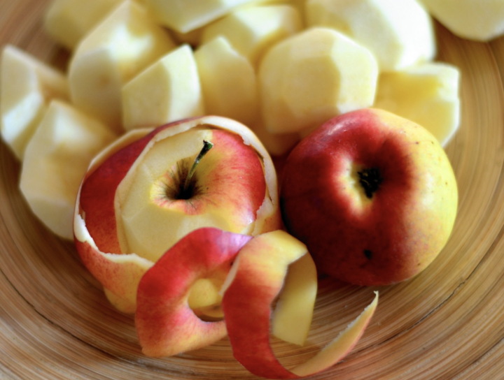 Chips de pelure de pomme