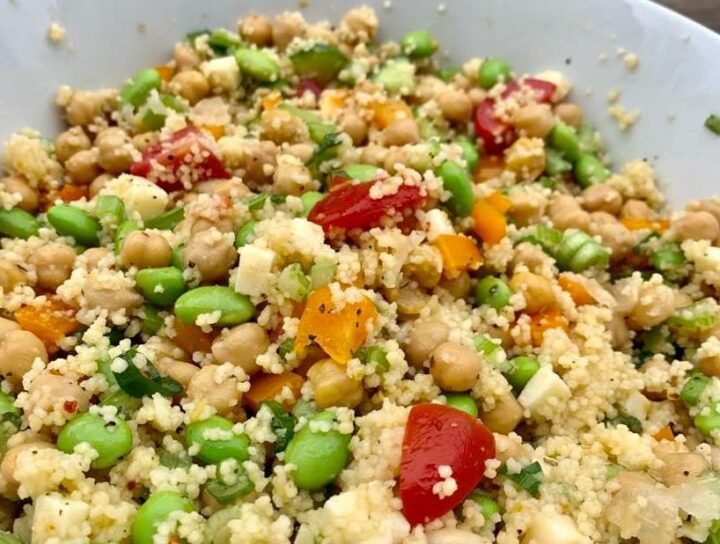 Salade de couscous aux légumineuses